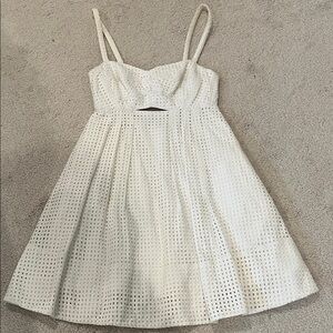 Club Monaco White Eyelet Dress